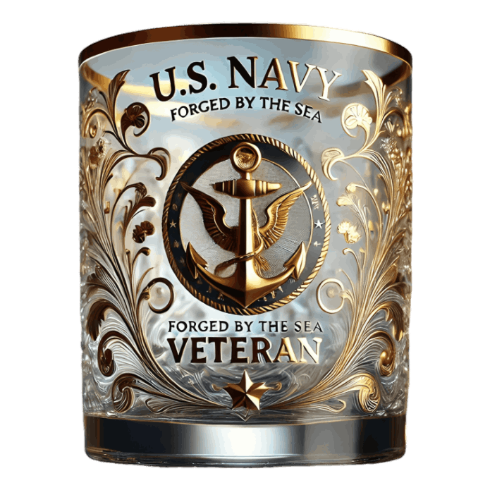 Sheremart Veteran Tribute Glass